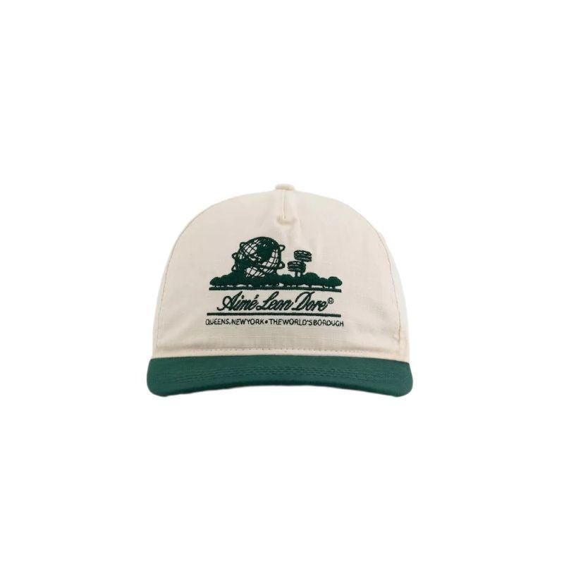 Aime Leon Dore Embroidered Adjustable Baseball Cap white green - Image 1