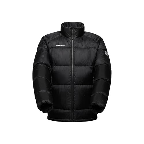 Mammut Glacier Glow Insulated Jacket Men – Warm Down Puffer Jacket for Winter Hiking and Everyday Wear, Black, Medium - Image 1
