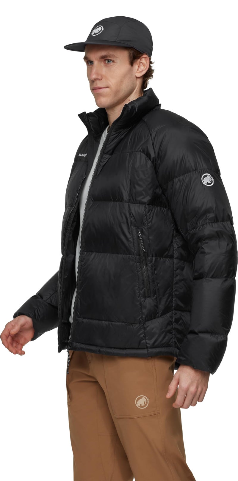 Mammut Glacier Glow Insulated Jacket Men – Warm Down Puffer Jacket for Winter Hiking and Everyday Wear, Black, Medium - Image 2