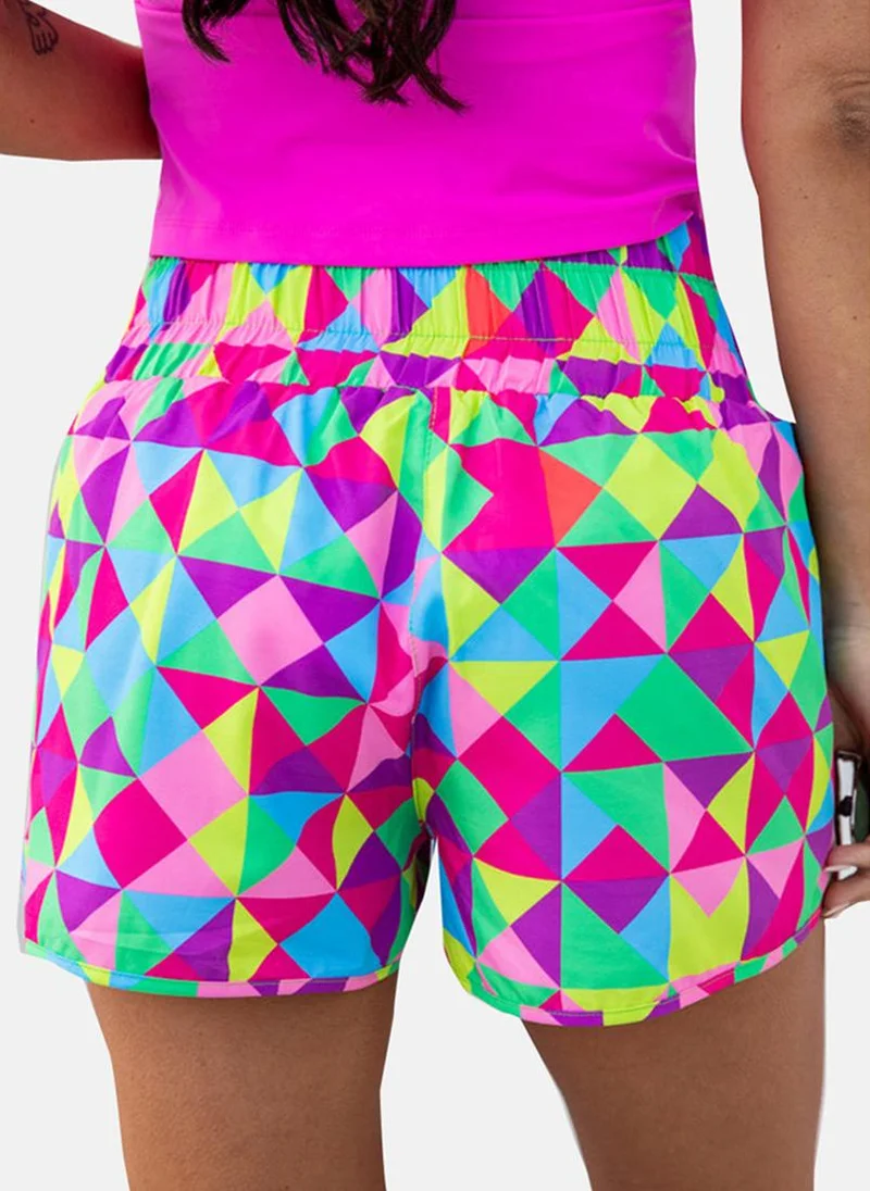 YUNIQEE Multicolour Checked Casual Shorts