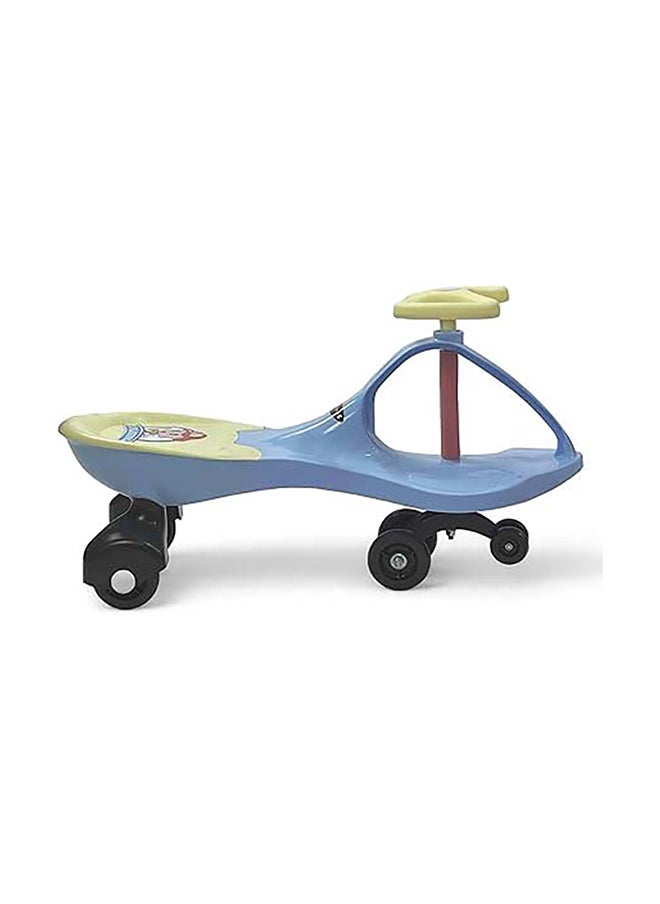 AL BADER Misura Twister Magic Ride on Kids Car, Kids Ride-On Twist Car With No Batteries, Push Ride on Toy Baby Car For Ages 2-6 Years, Swing Car Sliding PU Wheels Swing Anti-rollover Walker, Blue  - Image 4