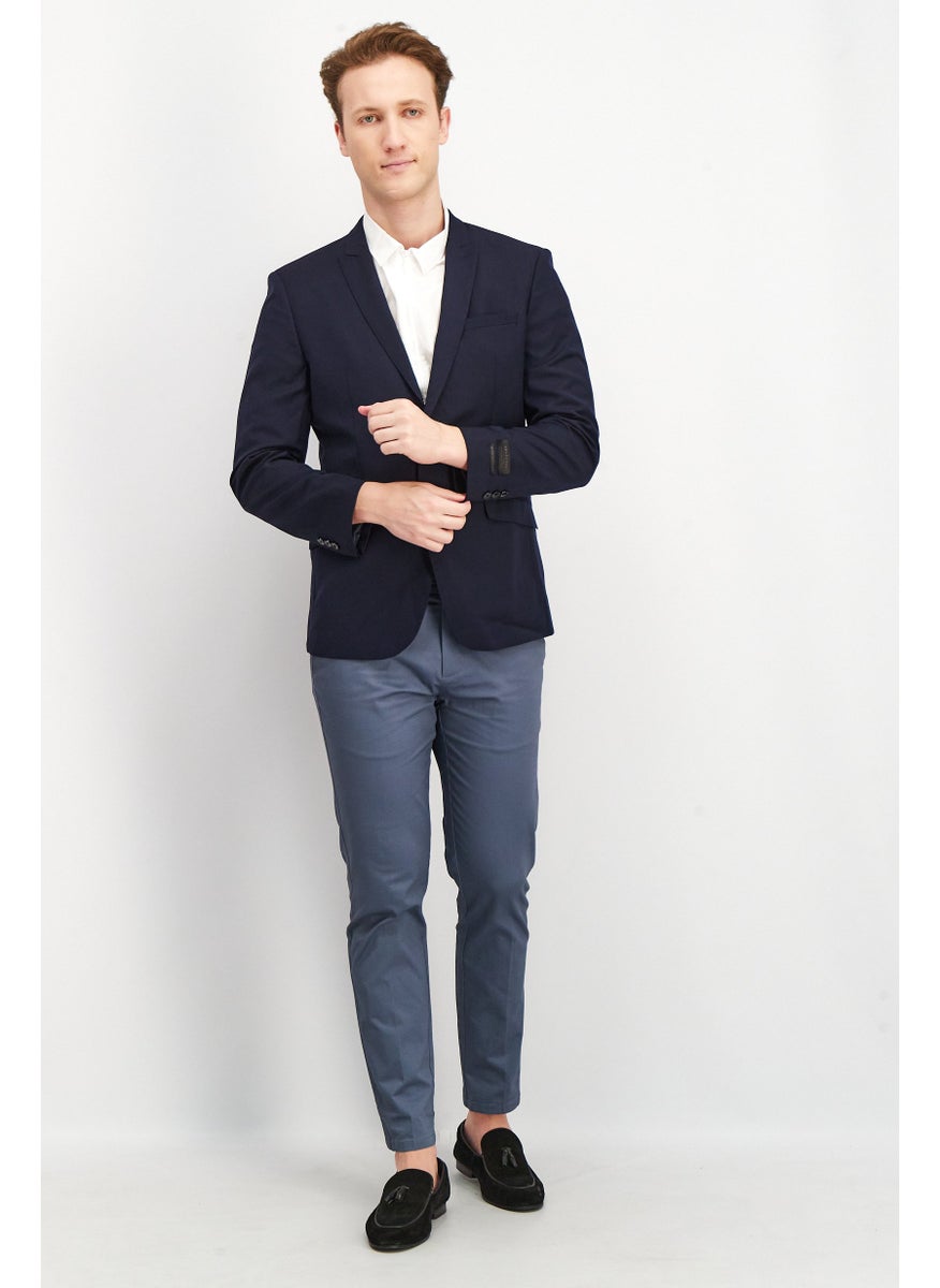 Men Regular Fit Textured Casual Blazer, Navy Blue - pzsku/ZAC0B77CD6B93F20B6CE2Z/45/_/1738160290/d97b1b9d-842a-4e40-9c62-363f92d87c2f