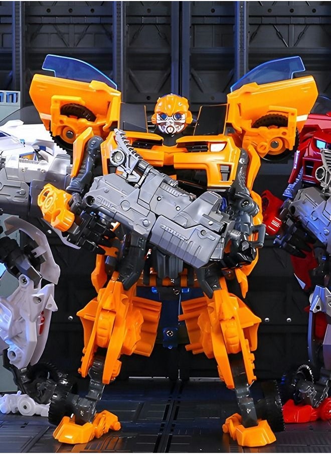 MIXDE Two in One Deformation Robot Toy,Transformers Toy,Deformation Car Robot Toys Robot Car Action Figure Cool  Model,Alloy Deformation Robot Toys  - Image 5