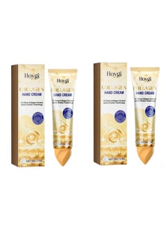 Hoygi 2-Pcs Collagen Hand Cream – Hydrating, Moisturizing, Firming, Cleansing, Anti-Wrinkle, and Anti-Aging Care-30g  - Image 1