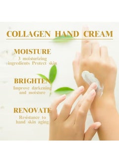 Hoygi 2-Pcs Collagen Hand Cream – Hydrating, Moisturizing, Firming, Cleansing, Anti-Wrinkle, and Anti-Aging Care-30g  - Image 5