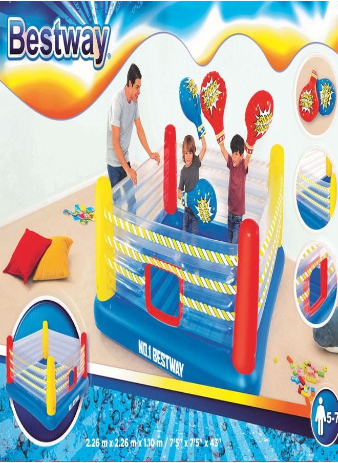Bestway بيست واي نطاطة حلقة الملاكمة 226X226X100 سم-26-52405  - Image 5