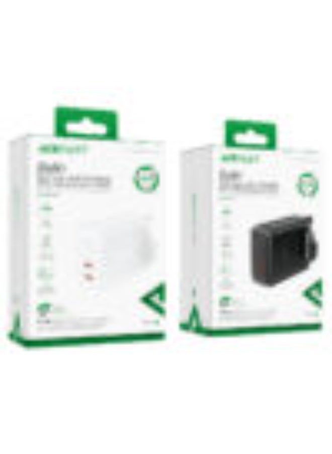 ACEFAST Gan Fast Wall Charger A32 PD50W, Dual Port USB-C, Stable charging, Faster cooling, Smaller size, Support for PPS / for PD3.0 / for PD2.0 / for QC4+ - Black - Image 4