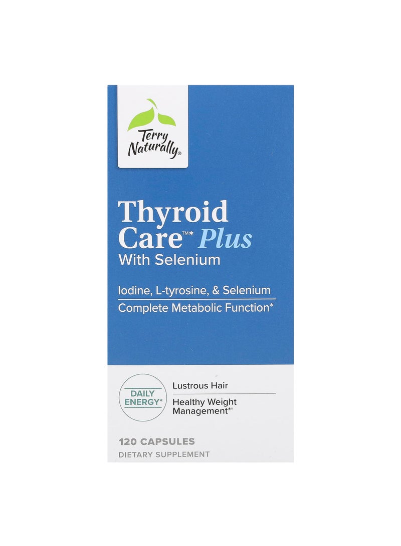Terry Naturally Thyroid Care Plus with Selenium, 120 Capsules
