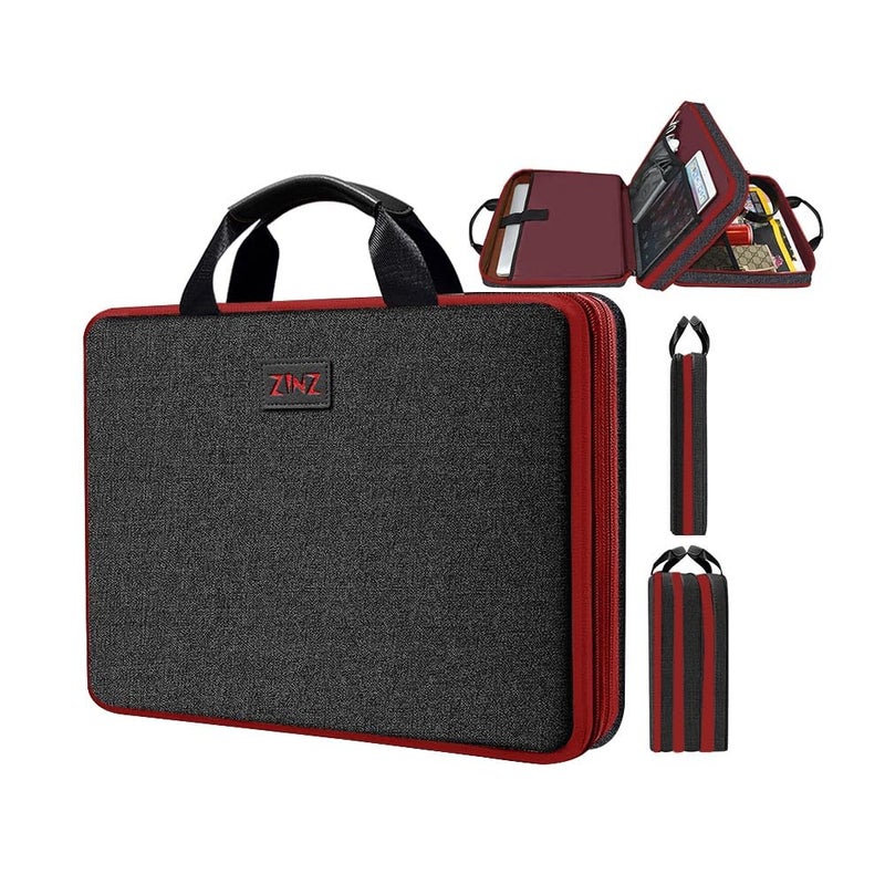 ZINZ Slim Expandable Laptop Case 15.6 Inch Sleeve Upgraded Protective Durable Recycled Carrying Case Compatible with MacBook 15" & 16" and Most 15" 15.6" 16" Notebook,B01K02 - Image 1