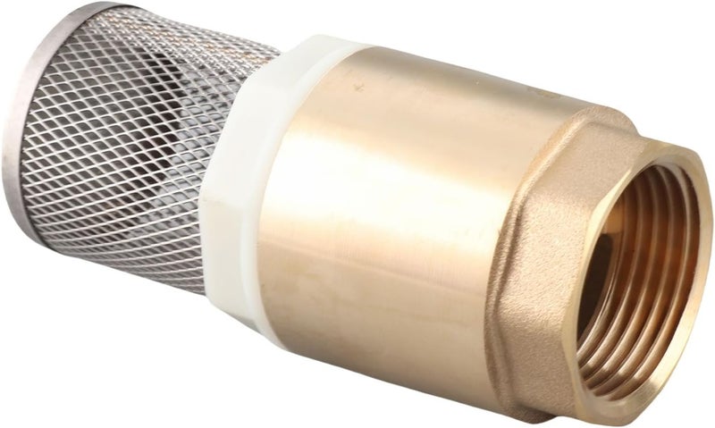 Check Valve Brass G1 Thread, 90mm Length, Single Way with Filter - Reliable Sealing, Ideal for Water and Oil Systems - Image 4