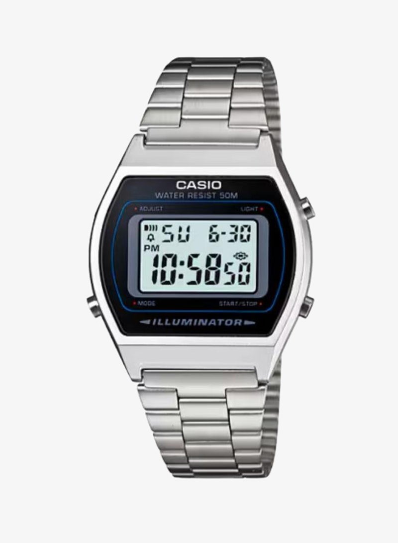 CASIO Unisex Stainless Steel Digital Watch B640WD-1A - 35 mm - Image 1