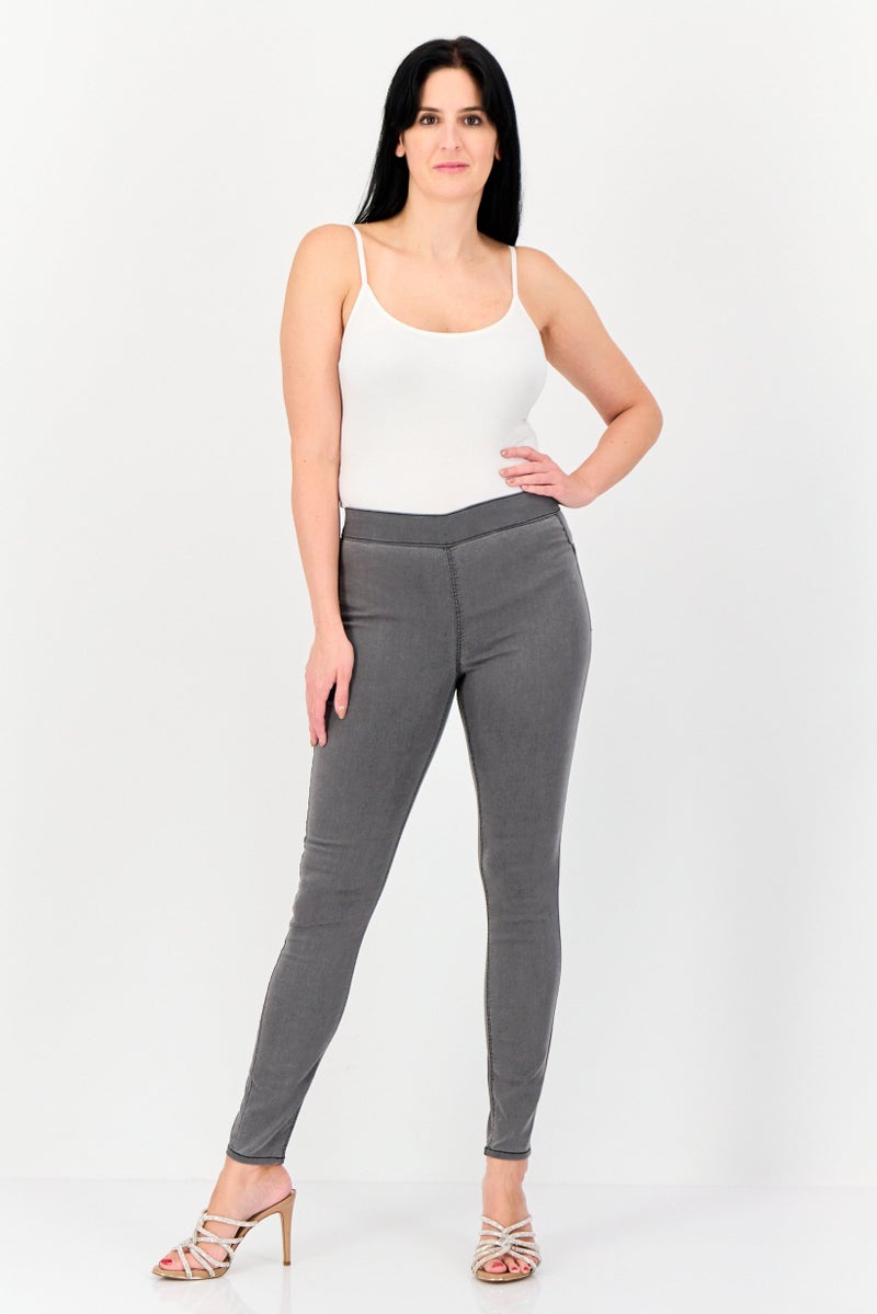 ONLY Jdy By Only Women Regular Fit Solid Stretchable Jennings, Grey - Image 2