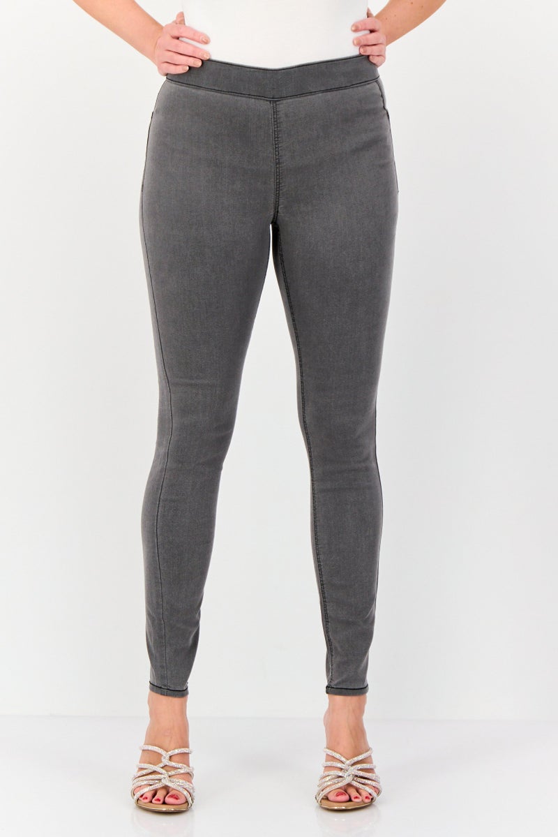ONLY Jdy By Only Women Regular Fit Solid Stretchable Jennings, Grey - Image 1