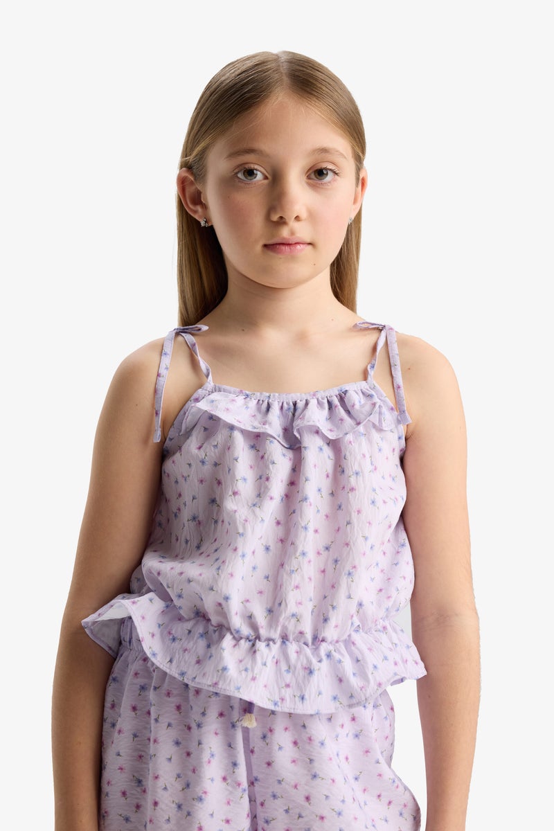 DeFacto Girl Short Sleeve Blouse  - Image 1