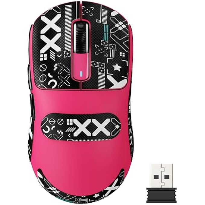 Zac Mouse rayihni X3 LIGHTWEIGHT WIRELESS GAMING MOUSE WITH TRI-MODE 2.4G/USB-C ...