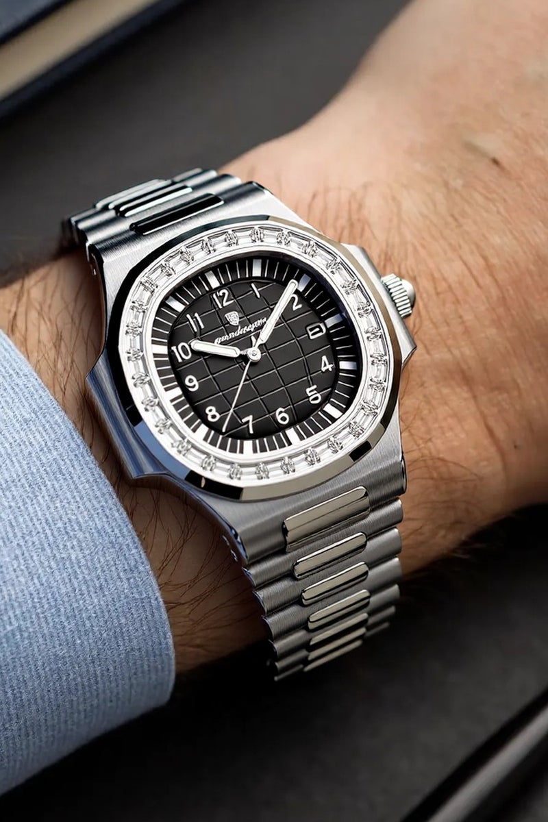 POEDAGAR Man Watch Waterproof Luminous Men's Watch Quartz- 38mm - Image 2