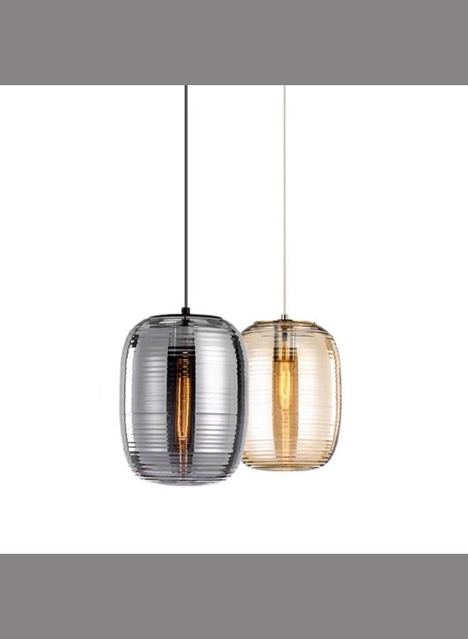 MAAC HOME MAAC Home Foxglove - Retro Glass LED Pendant Light Modern Decorative Stylish Elegant Contemporary Minimalist Pendant Lamp for Bedroom, Living Room, and Office, Home Décor  - Image 1