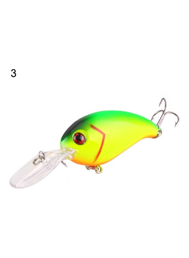 NIBEMINENT 1Pc Crank 3D Eyes Fishing Lure Hard Bait Bass Crankbait Sharp Fish Hook Tackle 20 x 10 20cm - Image 1