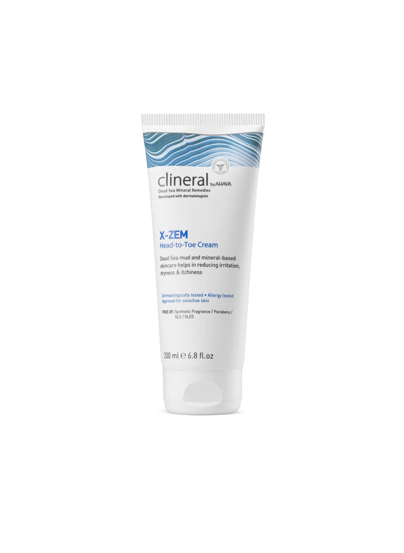 AHAVA AHAVA Clineral X-ZEM Head-to-Toe Cream, 6.8 fl.oz 