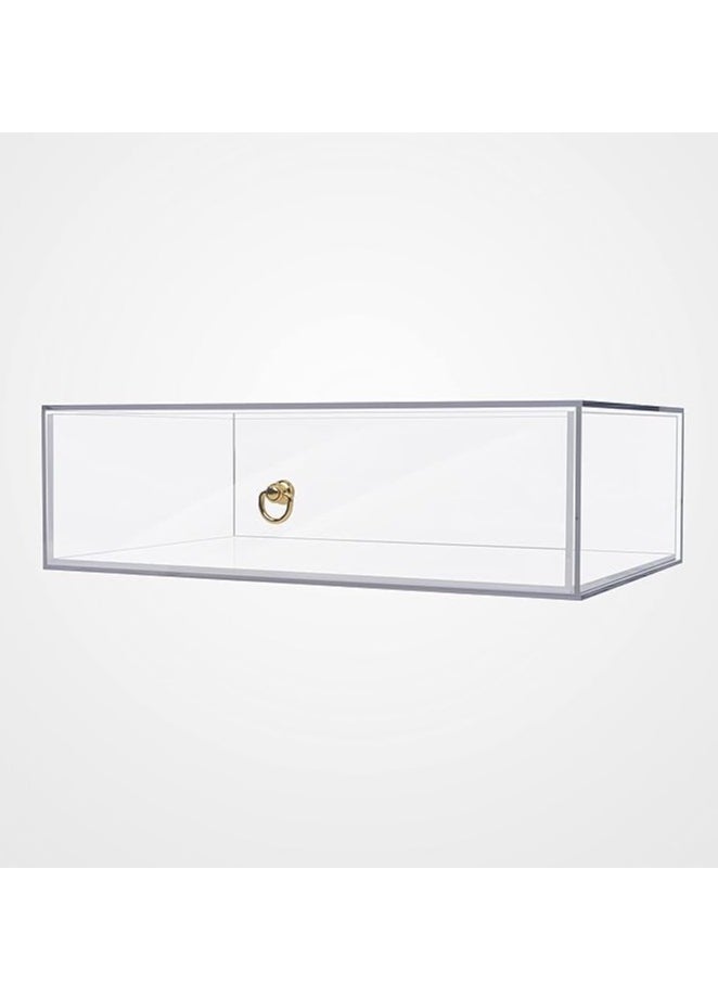Creative Planet Creative Planet 1-Level Acrylic Storage Organizer Drawers for Jewelry, Makeup, Hair Accessories, Cosmetics, Sunglasses, and Toiletries - Extra Large Size  - Image 1
