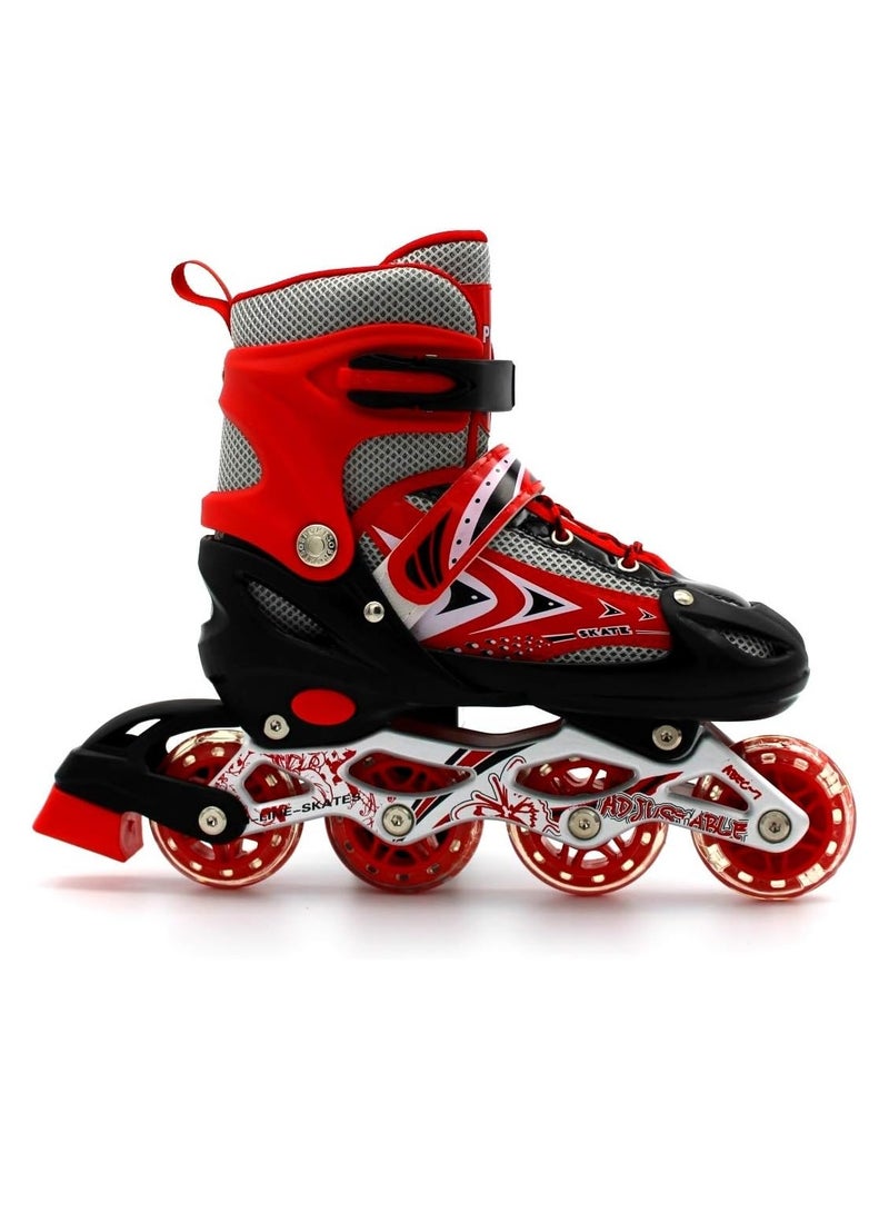 DubaiGallery أحذية رياضية للأطفال في الهواء الطلق من صنف دوار الشمس مع عجلات للفتيات والفتيان أحذية تزلج رياضية - Image 4