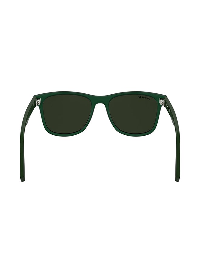 LACOSTE FULL RIM INJECTED LACOSTE SUNS L6054S 5518 (301) TRANSPARENT GREEN - Image 3