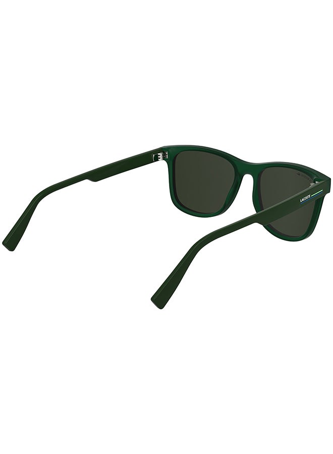 LACOSTE FULL RIM INJECTED LACOSTE SUNS L6054S 5518 (301) TRANSPARENT GREEN - Image 4