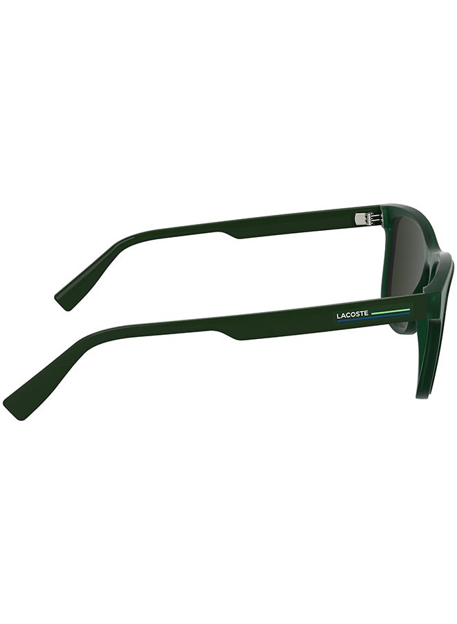 LACOSTE FULL RIM INJECTED LACOSTE SUNS L6054S 5518 (301) TRANSPARENT GREEN - Image 5