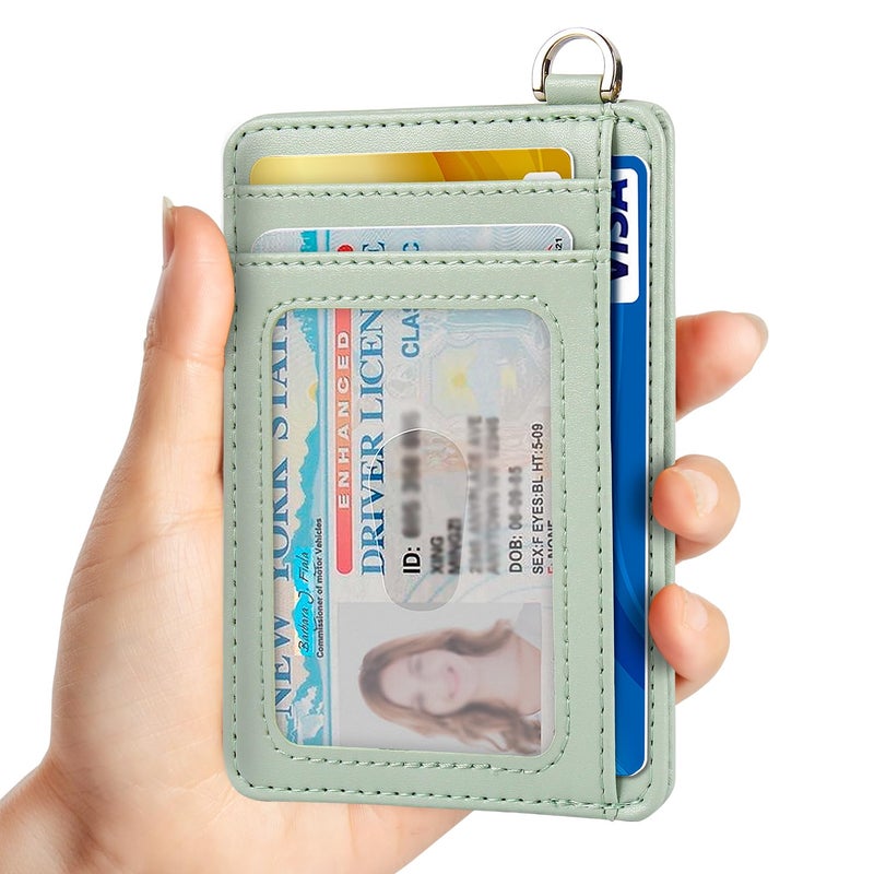 EcoVision Slim Minimalist Front Pocket Wallet, RFID Blocking Credit Card Holder Wallet with Detachable D-Shackle for Men Women - Image 2