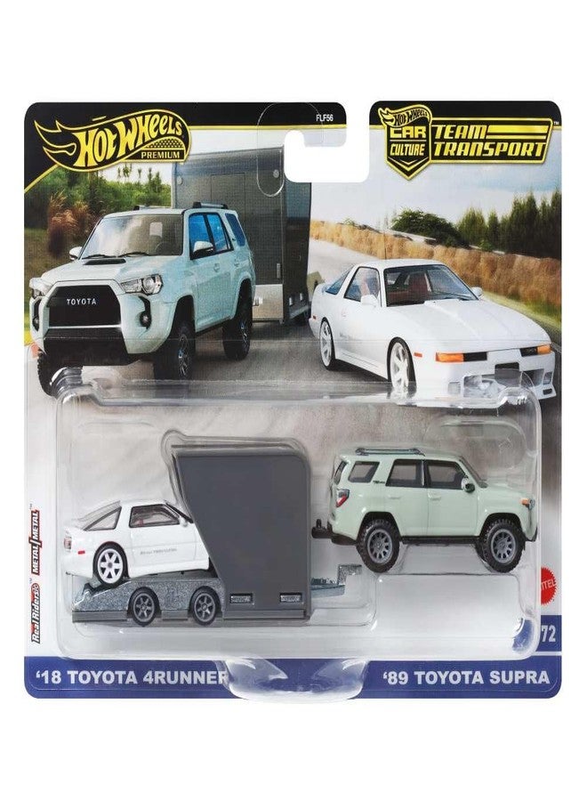Hot Wheels Team Transport '18 Toyota 4RUNNER and '89 Toyota Supra - Image 2