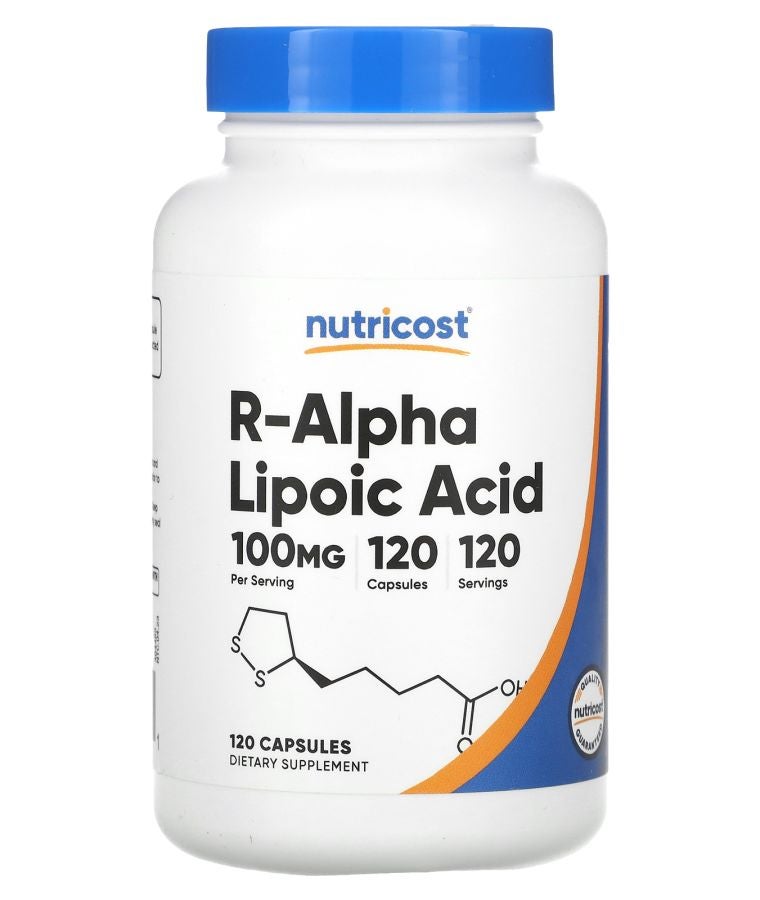Nutricost R-Alpha Lipoic Acid  100 mg  120 Capsules