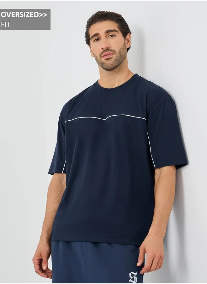 Styli Styli Seam Insert Oversized T-Shirt