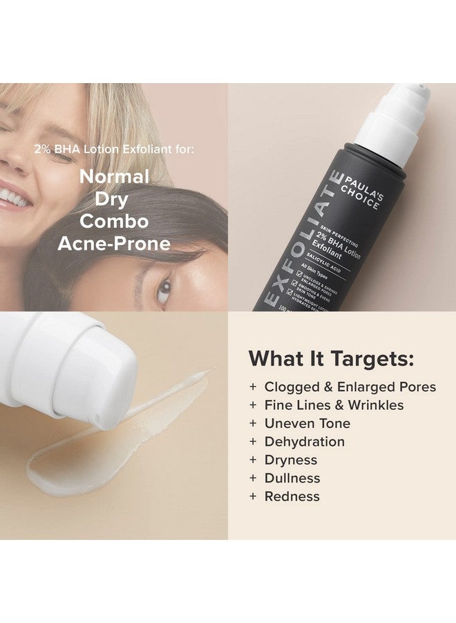باولاز تشويس لوشن باولا تشويس سكين بيرفكتينج 2% بيتا هيدروكسي مقشر بحمض الساليسيليك، زجاجة 3.3 أونصة، مقشر للوجه للرؤوس السوداء والمسام الواسعة والتجاعيد والخطوط الدقيقة - Image 4