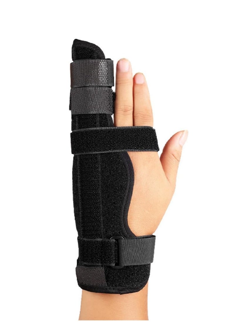 RATSAW - Boxer Finger Splint and pinky Splint Support for Trigger Finger boxer's Fracture Finger Fracture Tendonitis Metacarpal Fracture Sprains Fits Both Left and Right HandM Size - Image 1