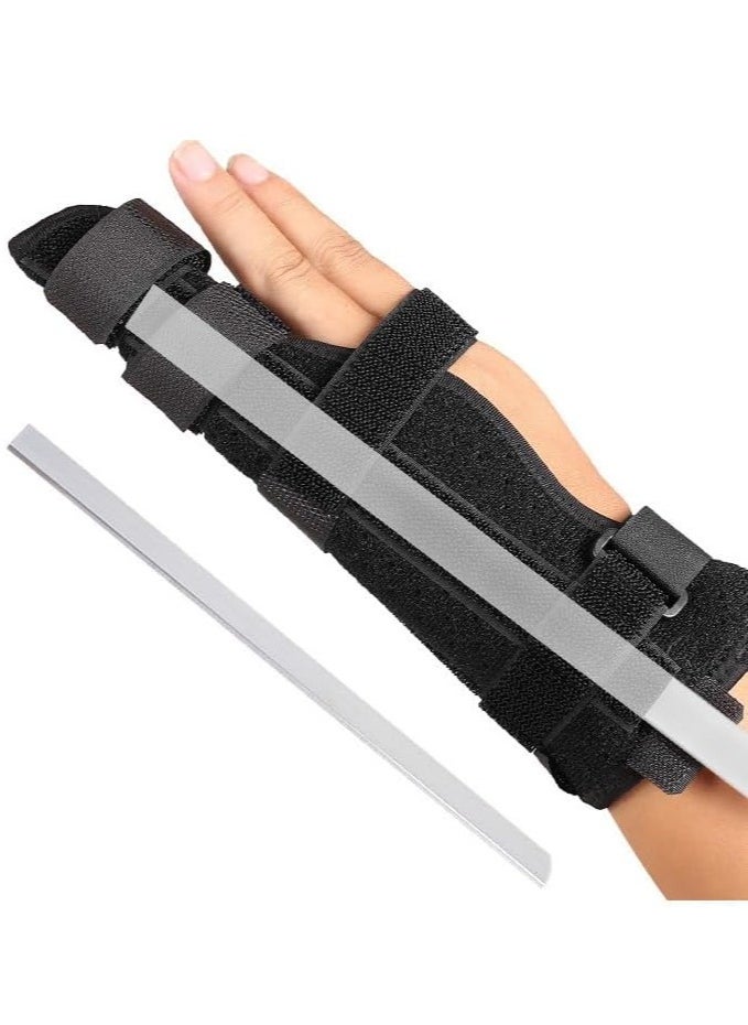 RATSAW - Boxer Finger Splint and pinky Splint Support for Trigger Finger boxer's Fracture Finger Fracture Tendonitis Metacarpal Fracture Sprains Fits Both Left and Right HandM Size - Image 1