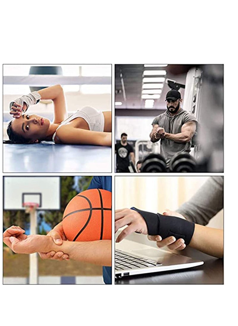 Generic Zipper Sports Wristband,  Exercise Gym Zipper Sweatband Wristband Wrist Wallet Pouch Sports Wristband with Pocket for Outdoor Walking HikingSports Running Travel 4Pcs Black  - Image 2