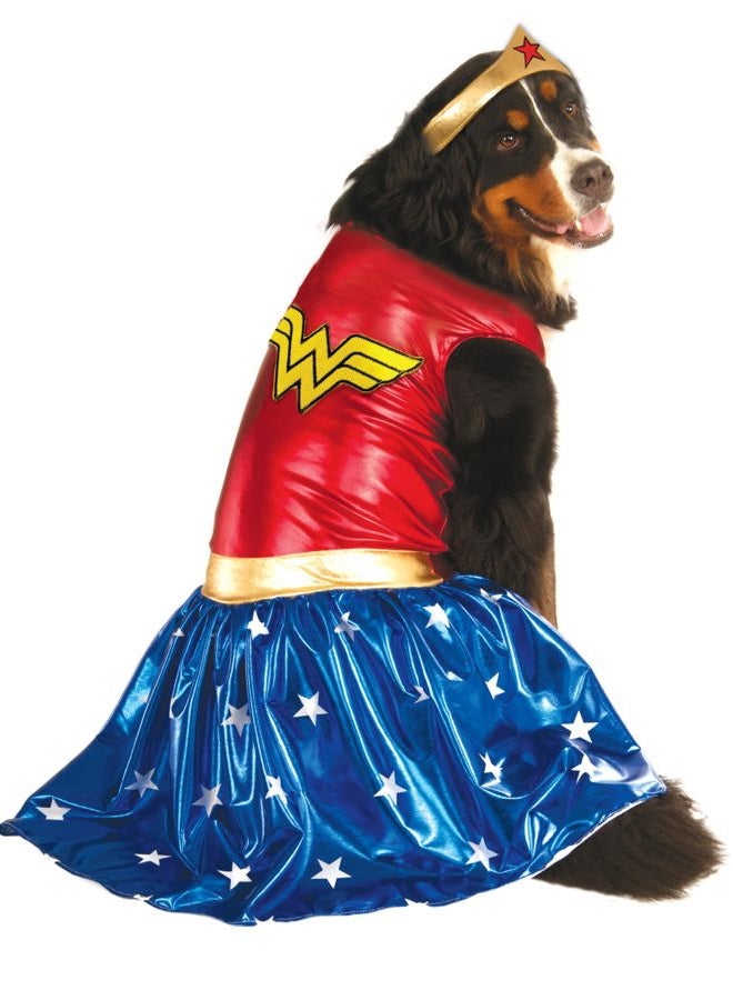 RUBIE'S Big Dog Wonder Woman Dog Costume - Image 1