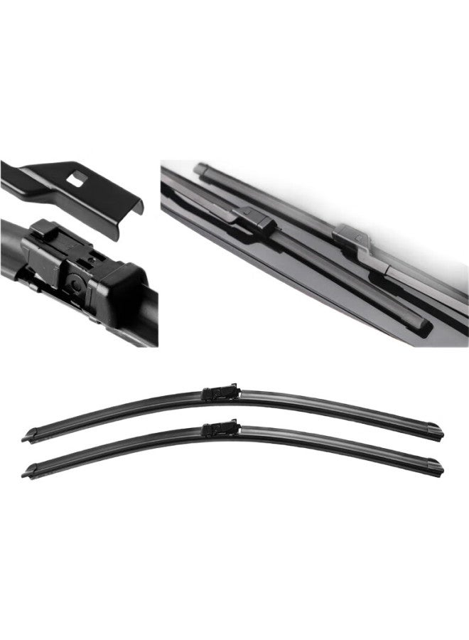 meisim Windshield Wiper Blade For Ford New Focus (2012-2018 Models), Wiper Strip 2012 Rubber Strip 13-15 Models Wiper Blade - Image 2