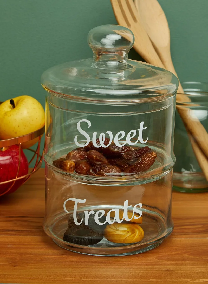 Premier Stackable Glass Storage Jar