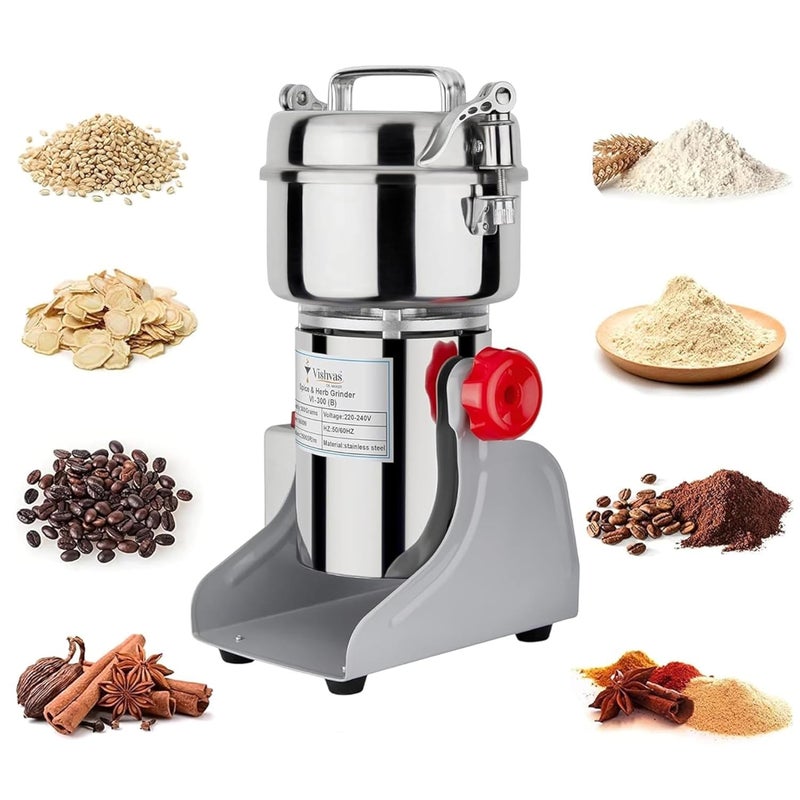 Vivatra Vivatra Vishvas Masala Grinder Machine for Home Use with 300gm Dry Masala Spices Mixer Grinder Machine 300 GM B Stainless Steel  - Image 1