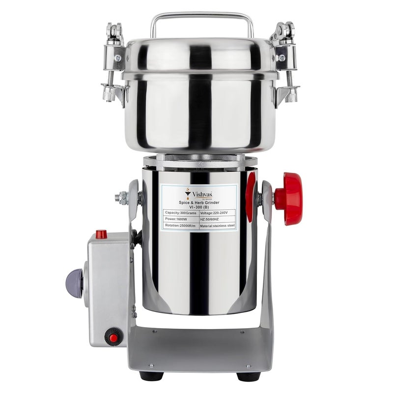 Vivatra Vivatra Vishvas Masala Grinder Machine for Home Use with 300gm Dry Masala Spices Mixer Grinder Machine 300 GM B Stainless Steel  - Image 4