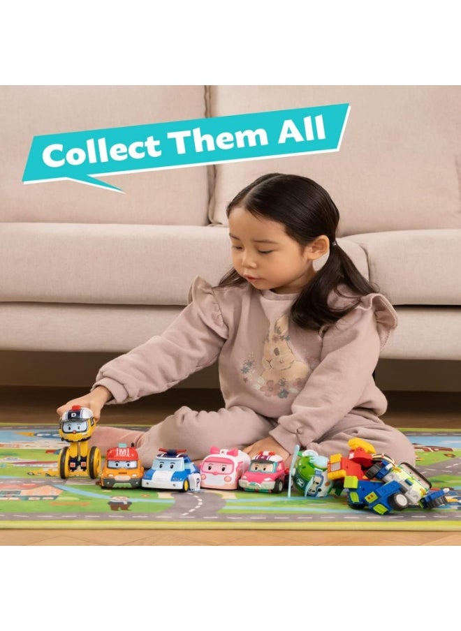 Robocar Poli Robocar Poli Transforming Robot, Helly 4" Transformable Helicopter Action Toy Figure Vehicles, Emergency Vehicle Playset, Holiday Birthday Rescue Car Toys Gift for Boys Girls Age 1 2 3 4 5  - Image 4