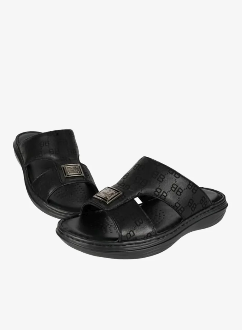 barjeel uno 008-3461 Barjeel Mens Arabic Sandals 21410-13 Black
