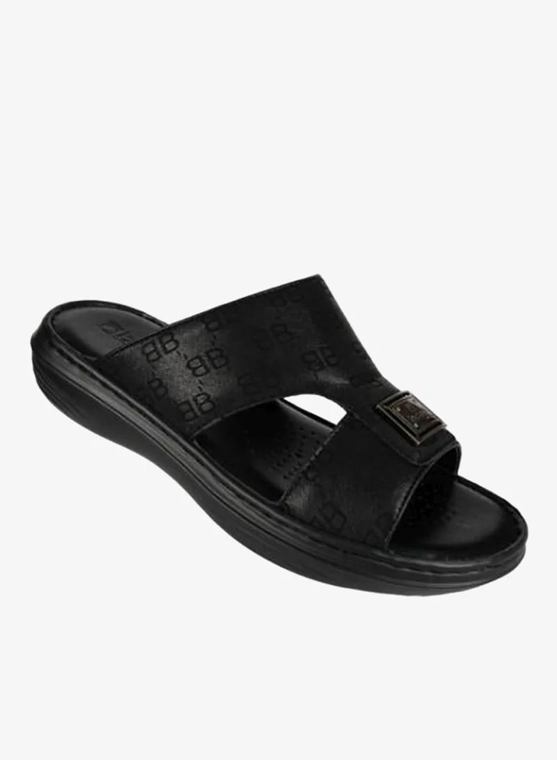 barjeel uno 008-3461 Barjeel Mens Arabic Sandals 21410-13 Black