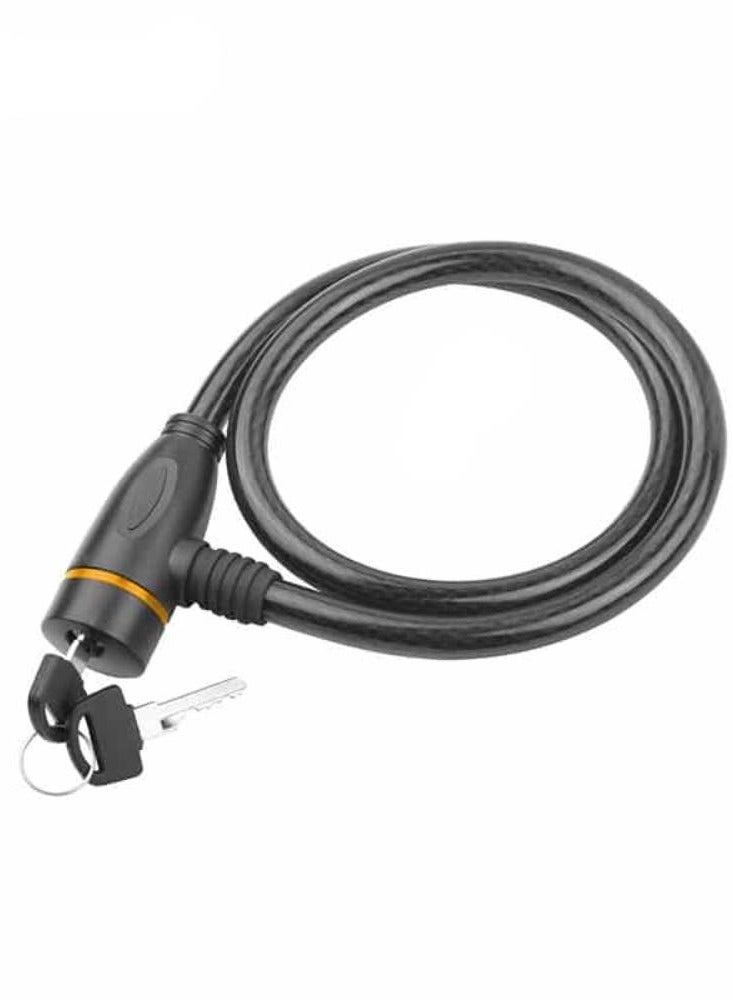 TOLSEN Heavy Duty Bicycle Cable Lock with 2 Keys – Anti-Theft Steel Wire Security for Bikes - Image 1