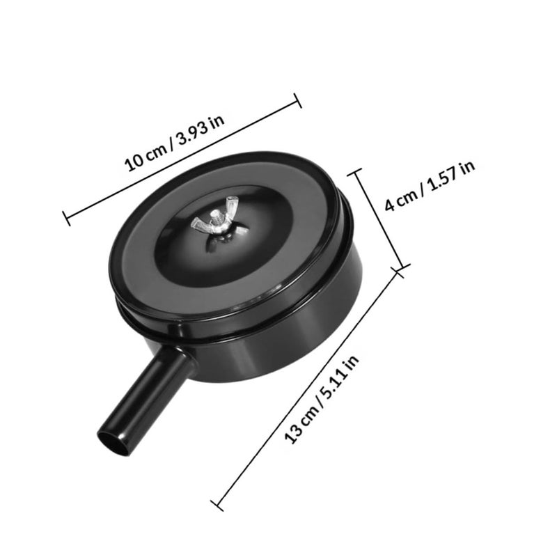 4Pcs 20mm Iron Shell Belt Type Air Compressor Noise Muffler Intake Filter For Piston Compressor - Image 3