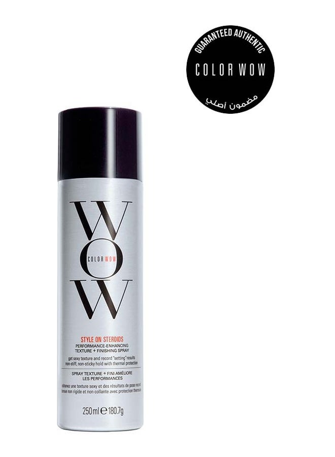 Color Wow Style on Steroids Performance-enhancing texture+finishing spray , get sexy texture and record "setting results", non-stiff, non-sticky hold + thermal protection, 250ml - Image 1