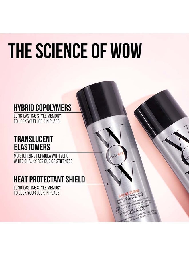 Color Wow Style on Steroids Performance-enhancing texture+finishing spray , get sexy texture and record "setting results", non-stiff, non-sticky hold + thermal protection, 250ml - Image 5