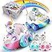 AEROQUEST Unicorn Toys for Girls Remote Control Car for Toddlers 13 2 Pack RC Cars with LED Lights Music Toys for Ages 24 Birthday Gifts for 46 68 Year Old Unicorn - Image 2