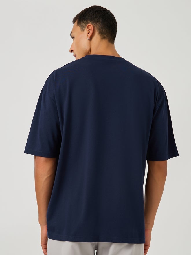 Styli Cotton Rich Oversized T-Shirt with Crew Neck - Image 4